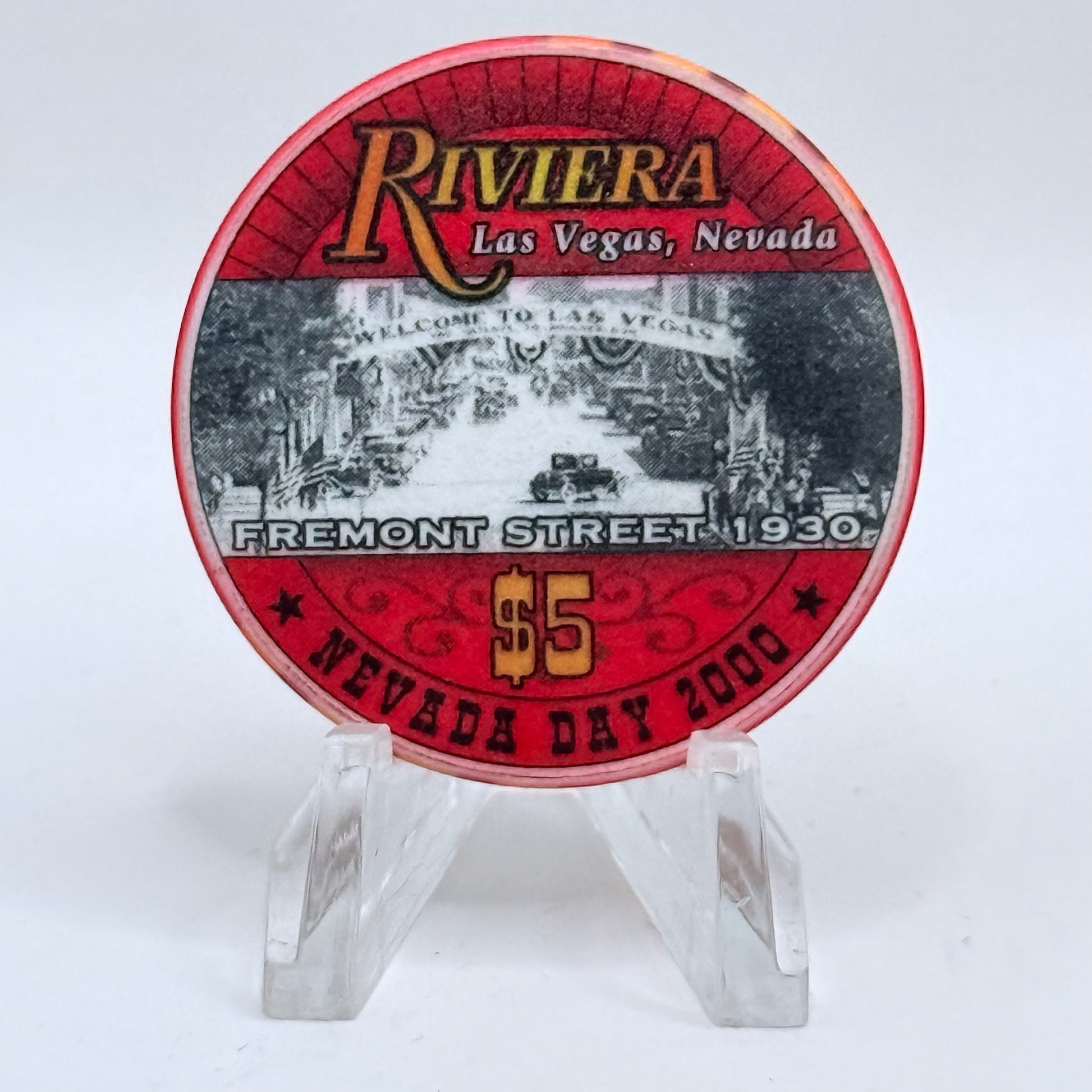 Riviera Las Vegas Nevada 2000 LE $5 Casino Chip V7326