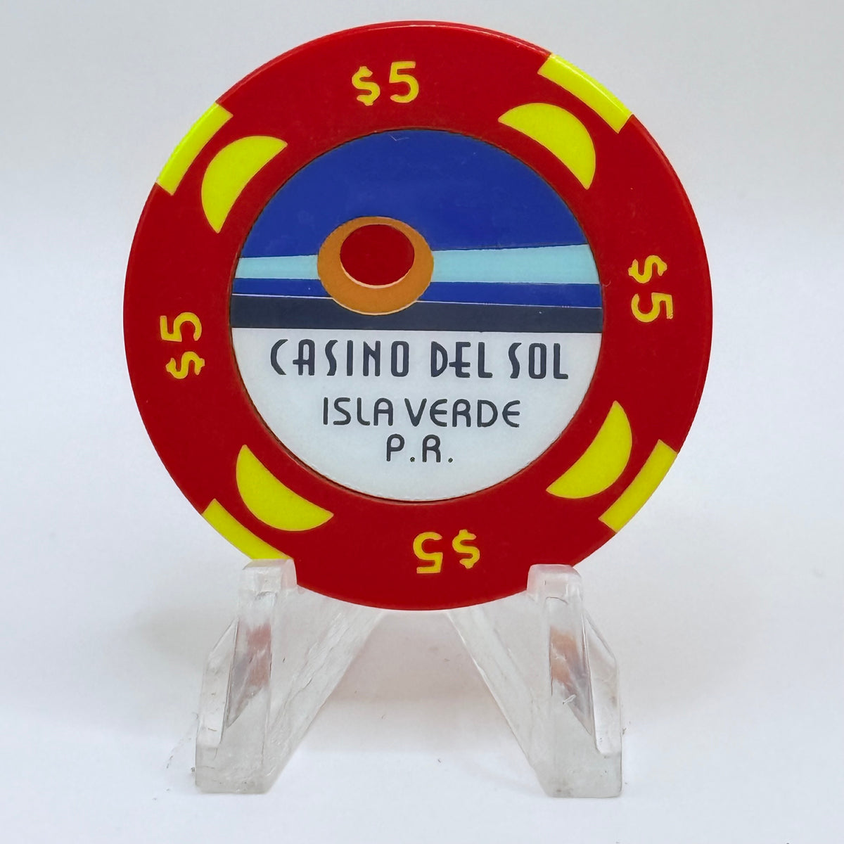 Casino del Sol Isla Verde Puerto Rico Series 2 $5 Casino Chip