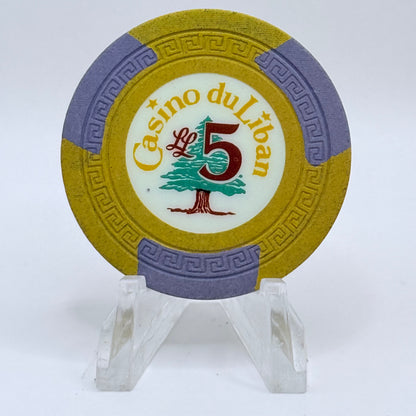 Casino du Liban Maameltein Jounieh Beirut LL5 Casino Chip