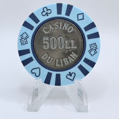 Casino du Liban Maameltein Jounieh Beirut 500LL Casino Chip