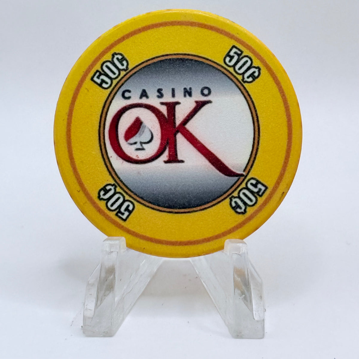 Casino OK (Oklahoma) Hinton Oklahoma 2012 $0.50 Casino Chip