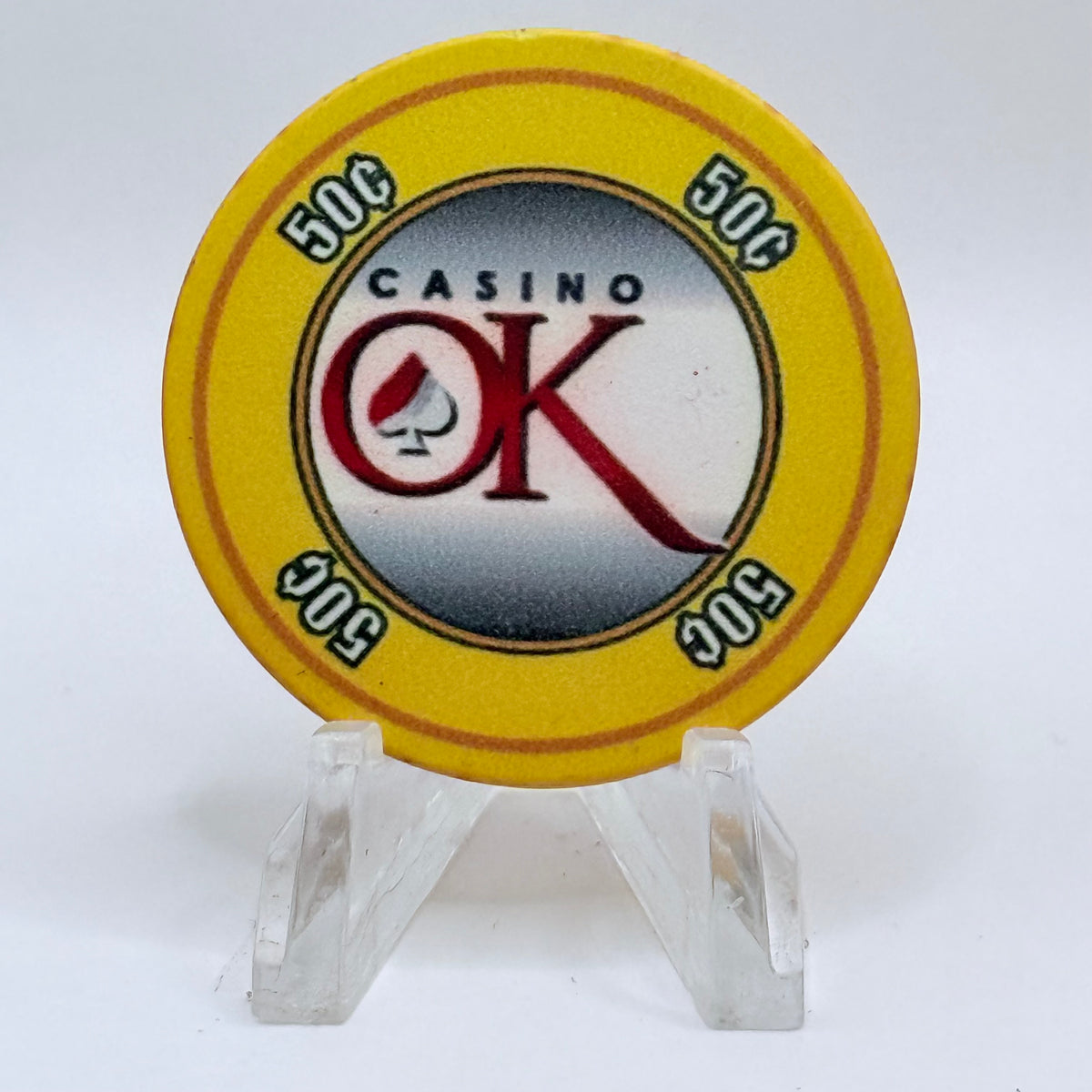 Casino OK (Oklahoma) Hinton Oklahoma 2012 $0.50 Casino Chip