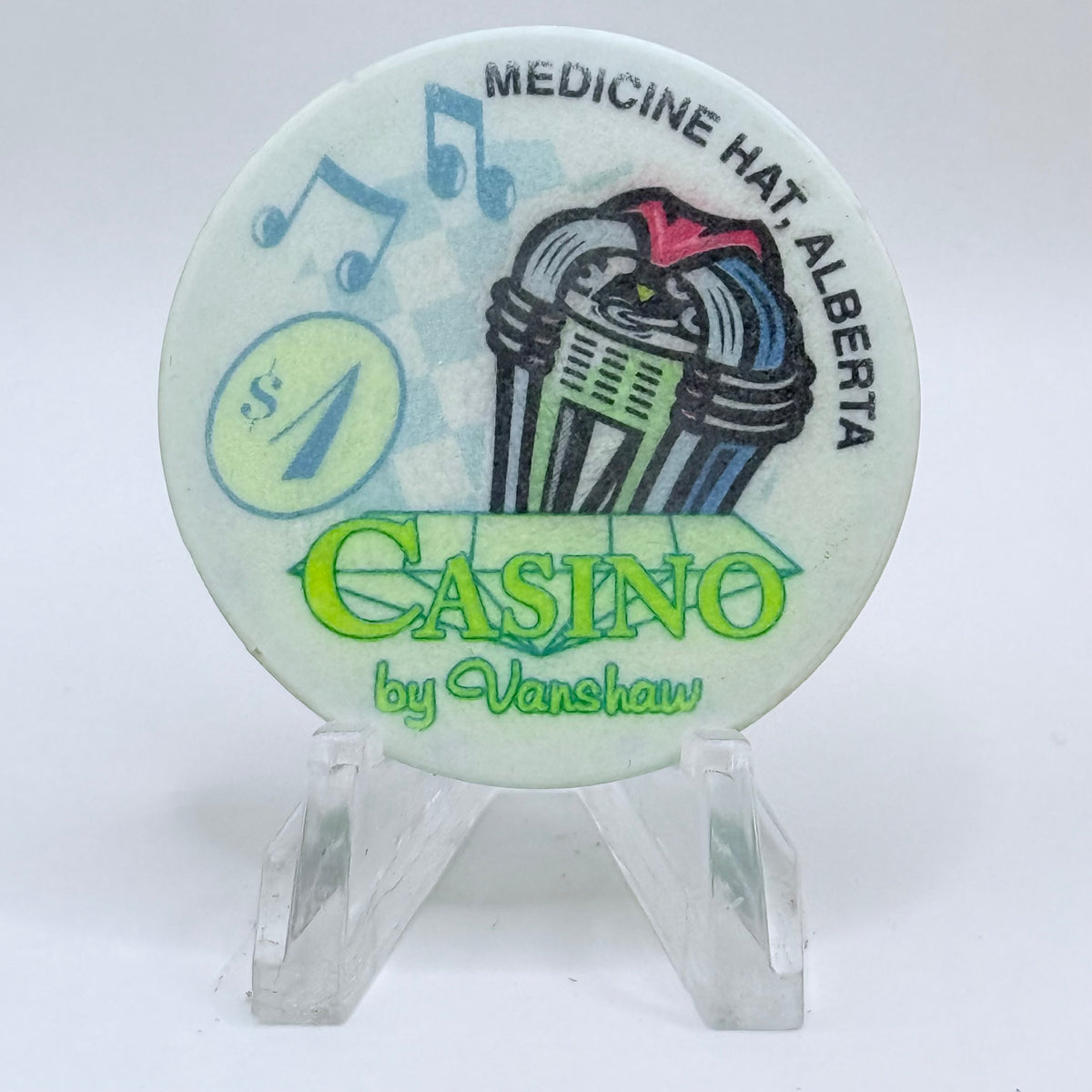 Casino By Vanshaw Medicine Hat Alberta $1 Casino Chip