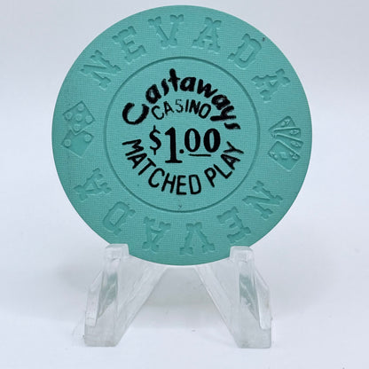 Castaways Las Vegas Nevada 1970s $1 NCV Casino Chip N1447