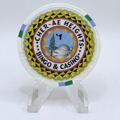 Cher-Ae Heights Casino Trinidad California $1 Casino Chip
