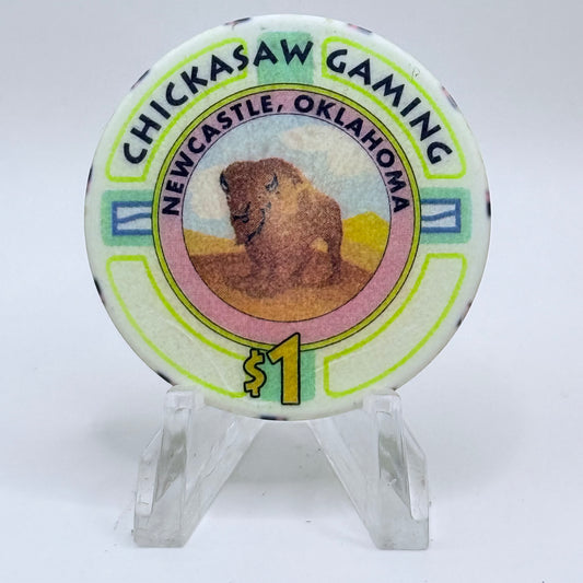 Chickasaw Gaming Newcastle Newcastle Oklahoma $1 Casino Chip