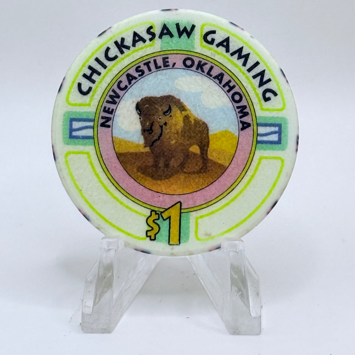 Chickasaw Gaming Newcastle Newcastle Oklahoma $1 Casino Chip
