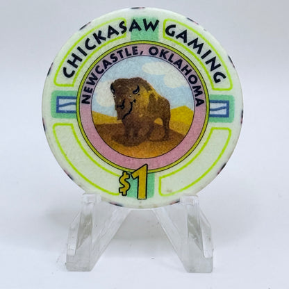 Chickasaw Gaming Newcastle Newcastle Oklahoma $1 Casino Chip