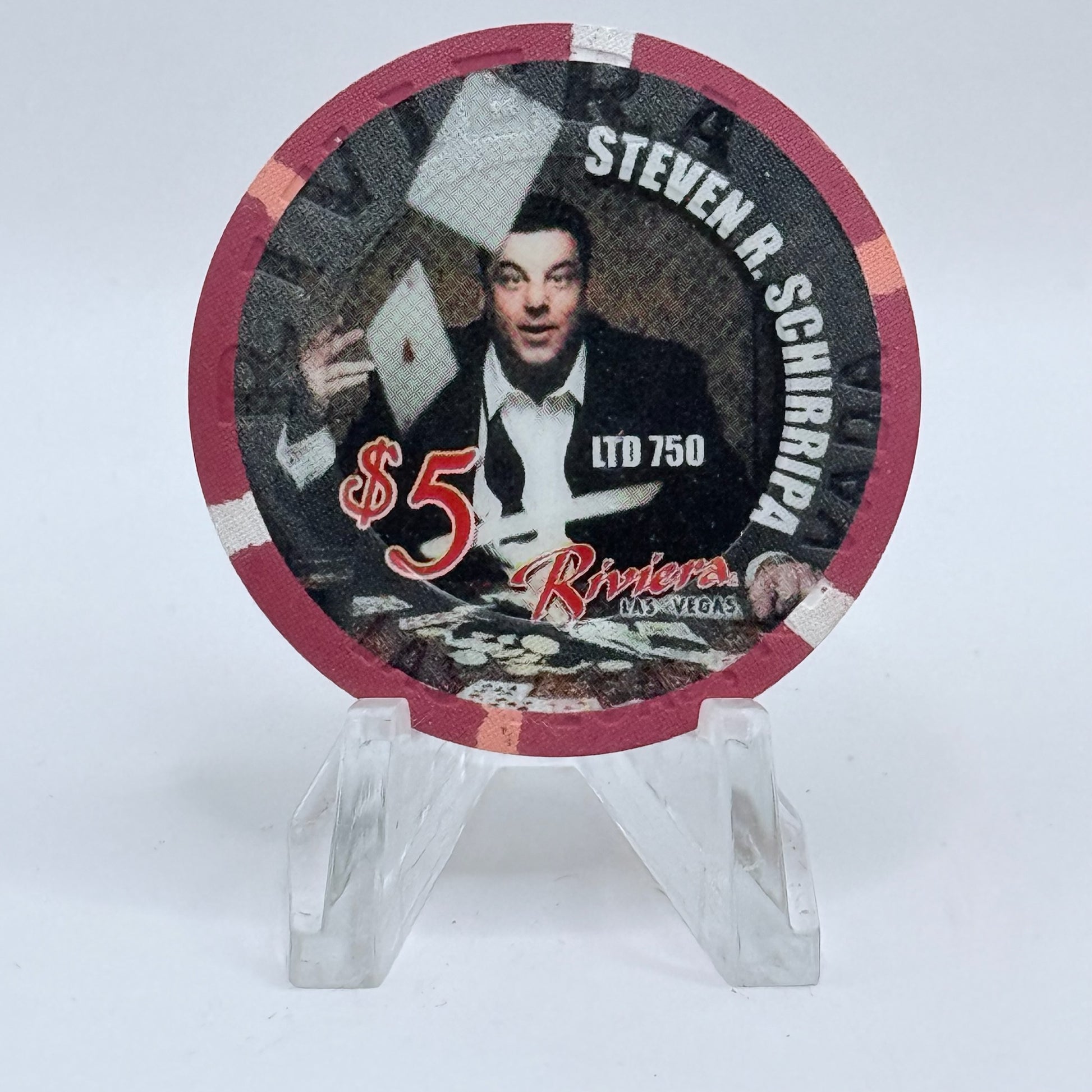 Riviera Las Vegas Nevada 2006 'Goomba Diet' LE $5 Casino Chip E8328