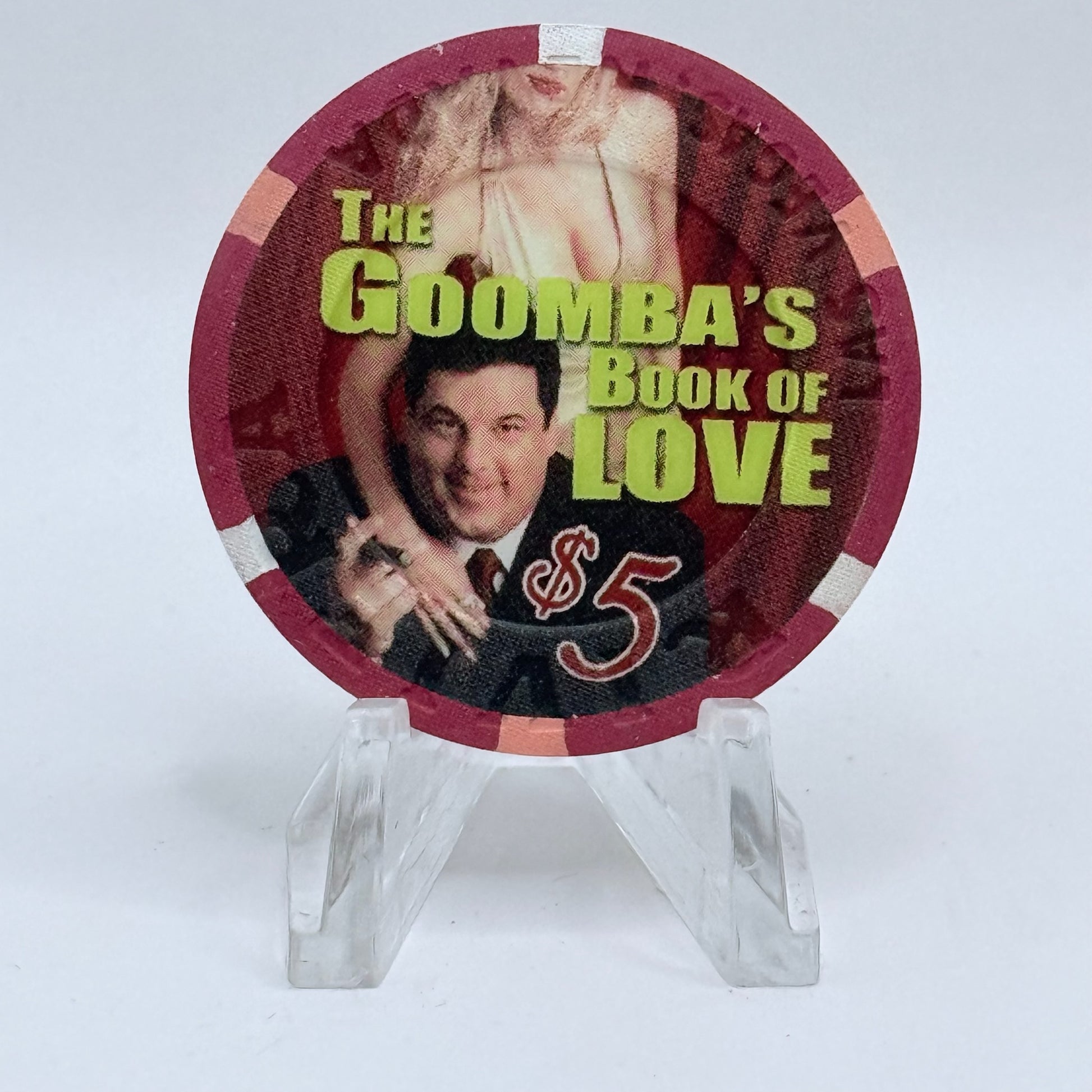 Riviera Las Vegas Nevada 2003 'Steven Schirripa - Goomba's Book of Love' LE $5 Casino Chip E2395