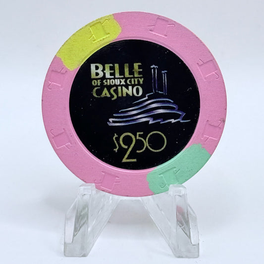 Belle of Sioux City Sioux City Iowa $2.50 Casino Chip