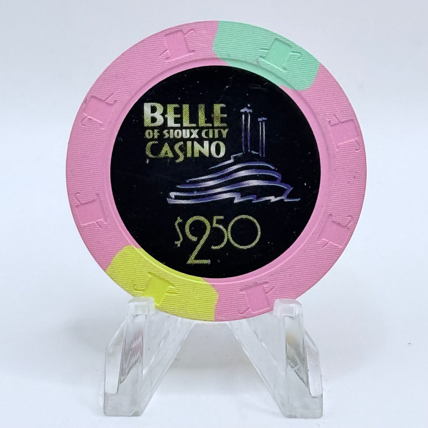 Belle of Sioux City Sioux City Iowa $2.50 Casino Chip