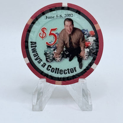Riviera Las Vegas Nevada 2002 'Once A Collector, Always A Collector' LE $5 Casino Chip E2392