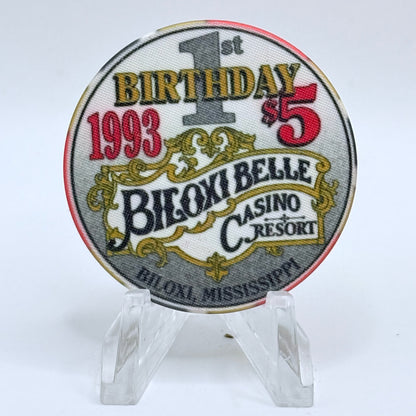 Biloxi Belle Biloxi Mississippi 1993 Series 1 LE $5 Casino Chip