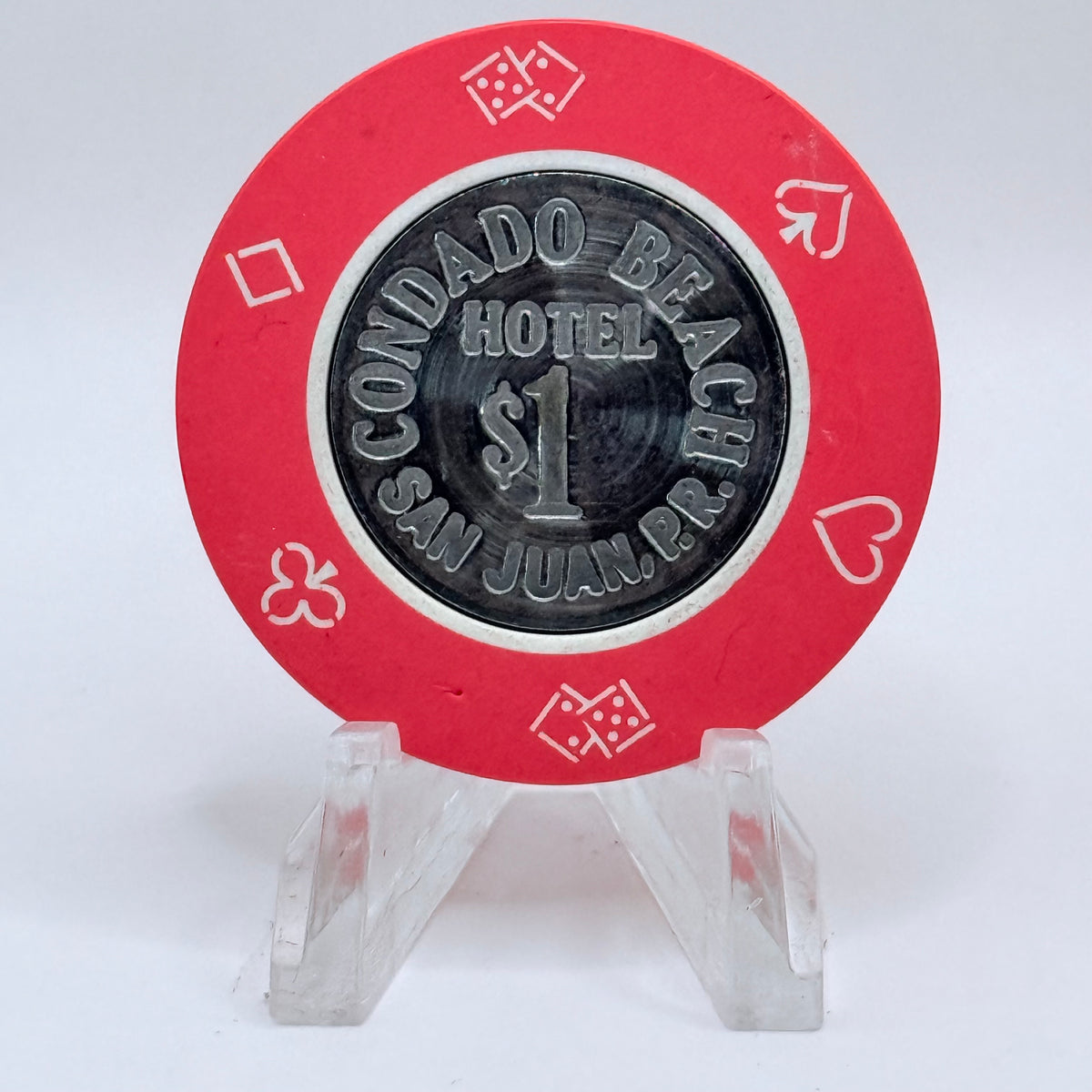 Condado Beach San Juan Puerto Rico Series 5 $1 Casino Chip