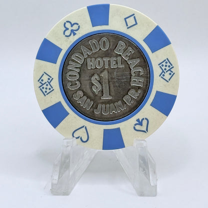 Condado Beach San Juan Puerto Rico Series 5 $1 Casino Chip