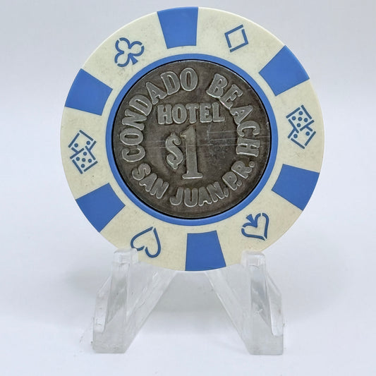 Condado Beach San Juan Puerto Rico Series 5 $1 Casino Chip