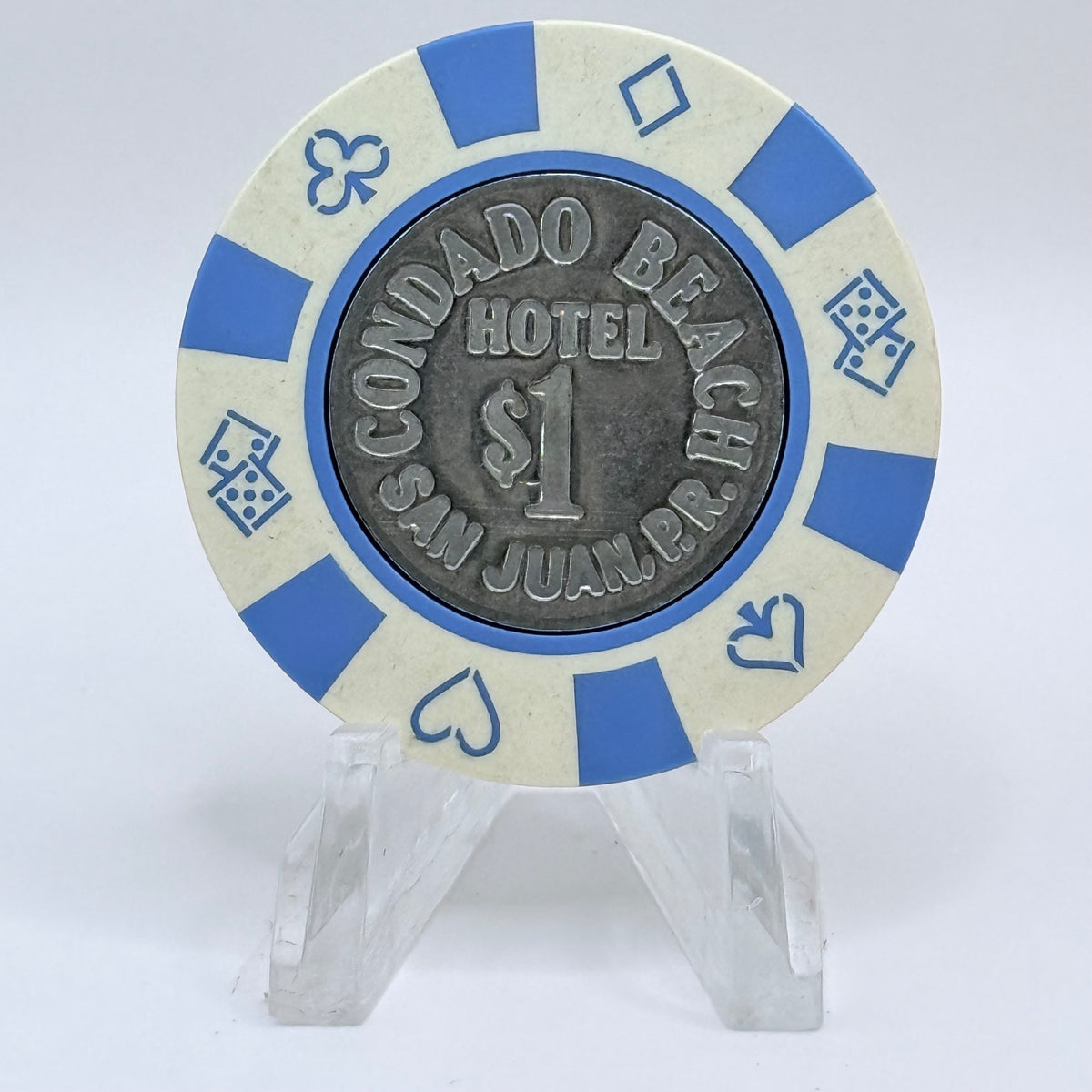 Condado Beach San Juan Puerto Rico Series 5 $1 Casino Chip