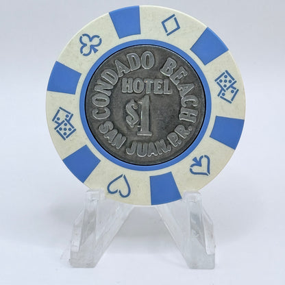 Condado Beach San Juan Puerto Rico Series 5 $1 Casino Chip