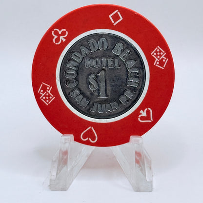 Condado Beach San Juan Puerto Rico Series 5 $1 Casino Chip