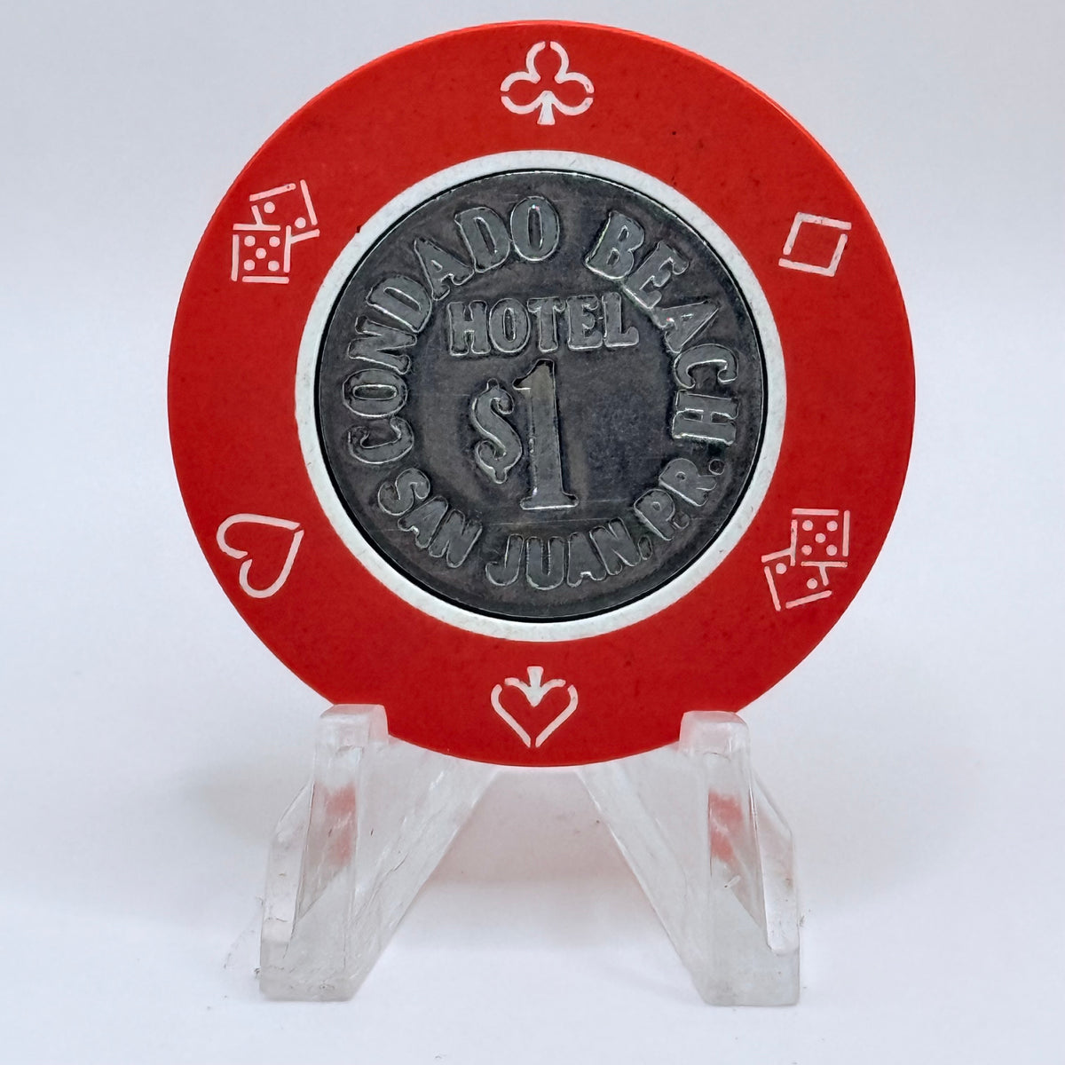 Condado Beach San Juan Puerto Rico Series 5 $1 Casino Chip