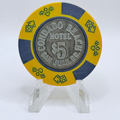 Condado Beach San Juan Puerto Rico Series 5 $5 Casino Chip