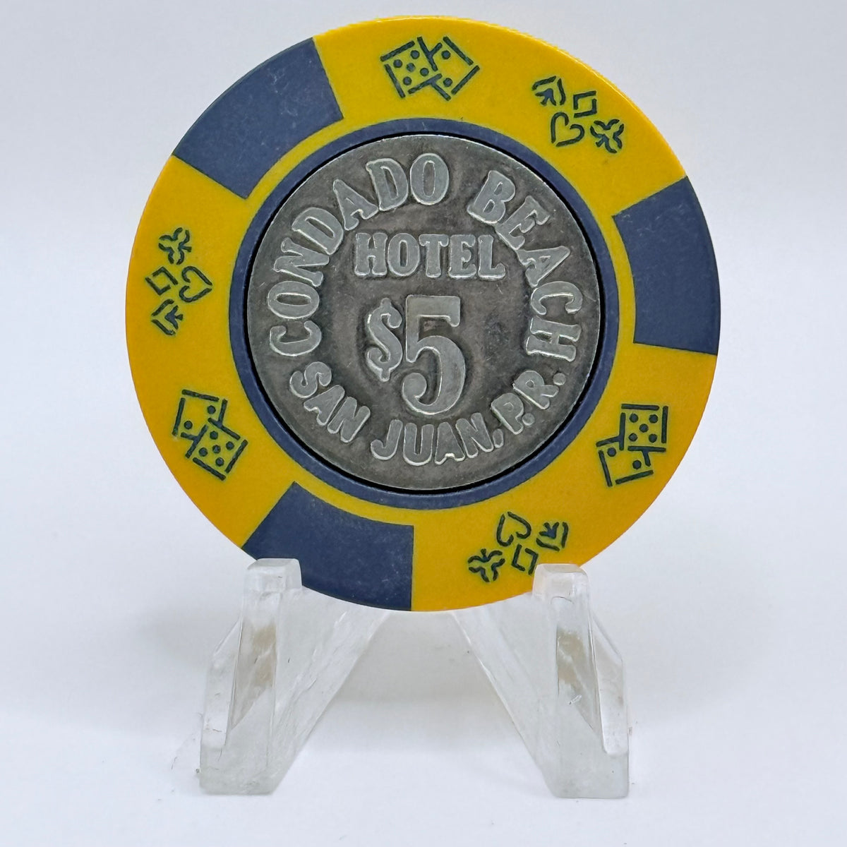 Condado Beach San Juan Puerto Rico Series 5 $5 Casino Chip