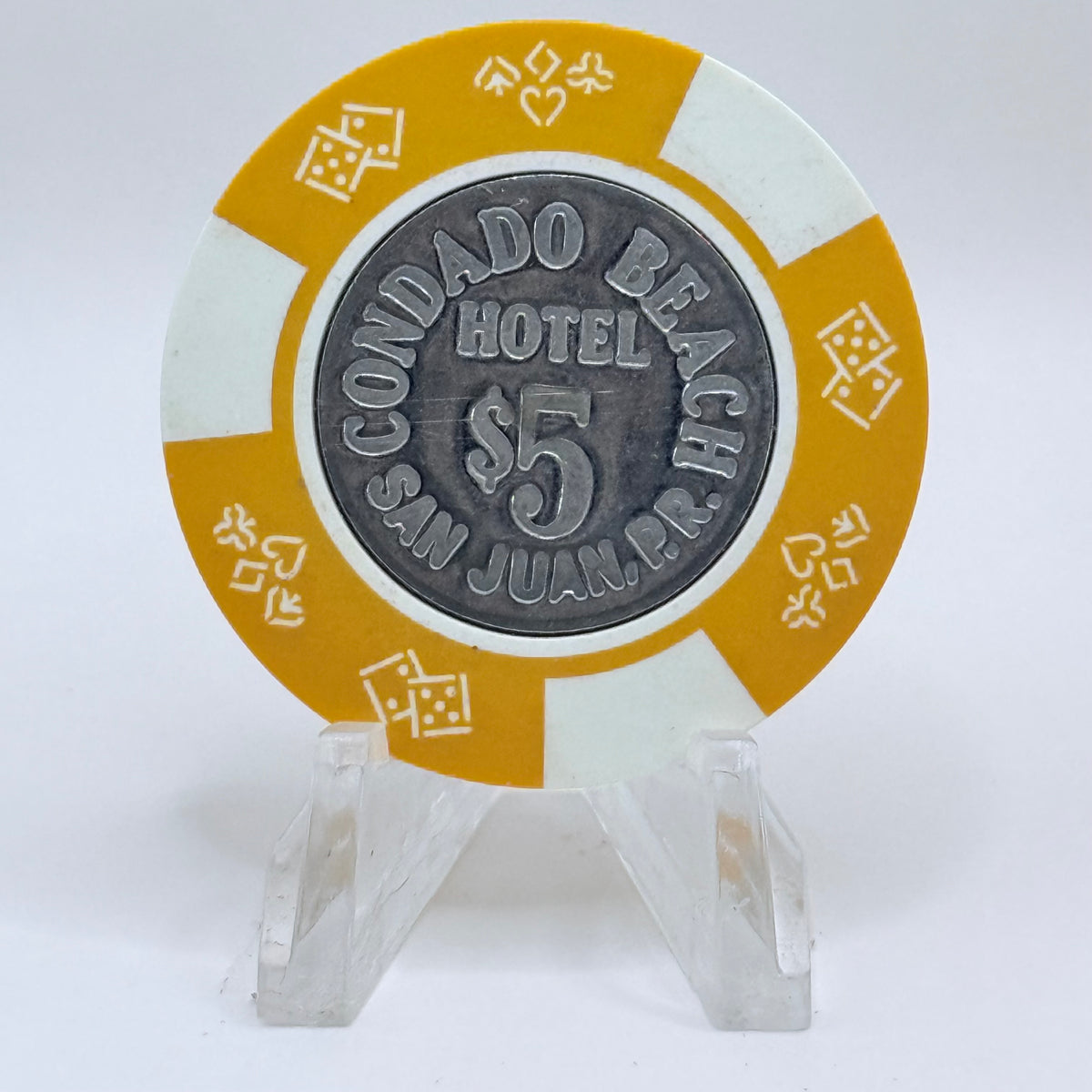 Condado Beach San Juan Puerto Rico Series 5 $5 Casino Chip