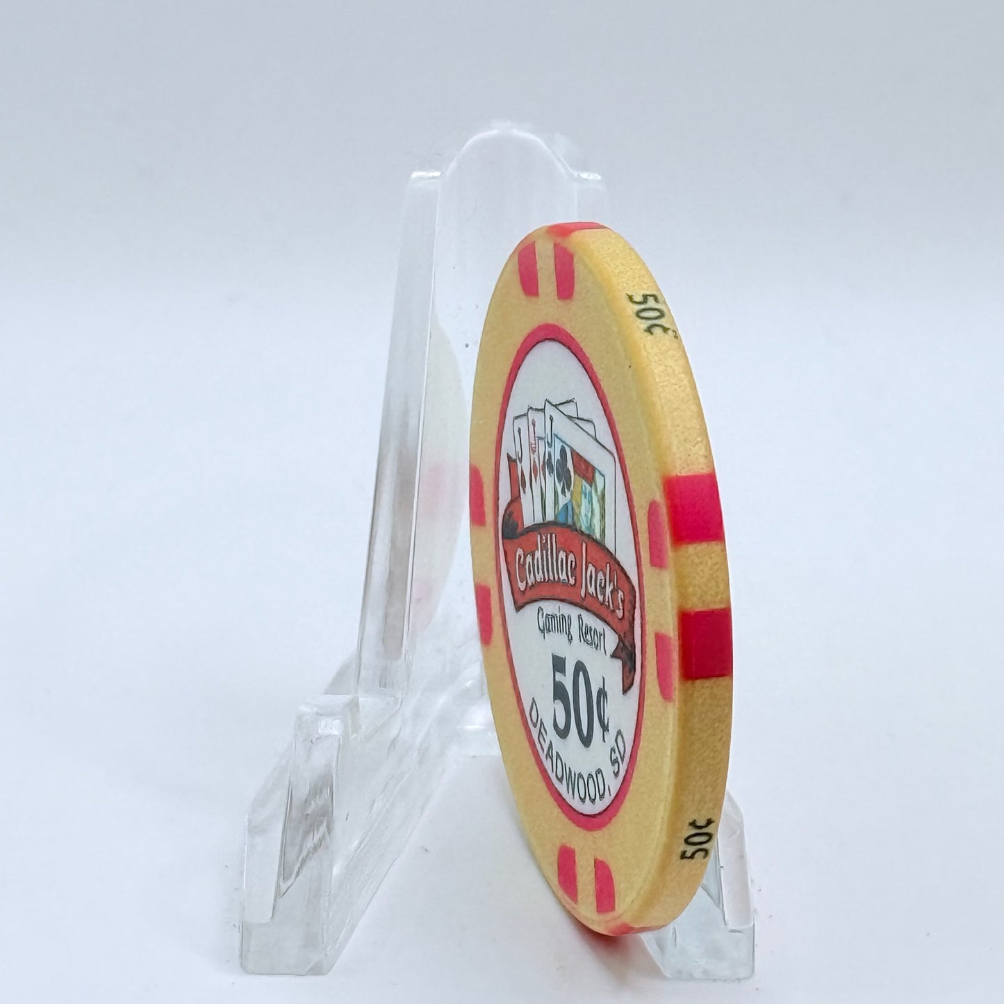 Cadillac Jack's Deadwood South Dakota 2015 $0.50 Casino Chip