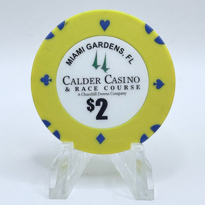 Calder Casino and Race Course Miami Gardens Florida $2 Casino Chip