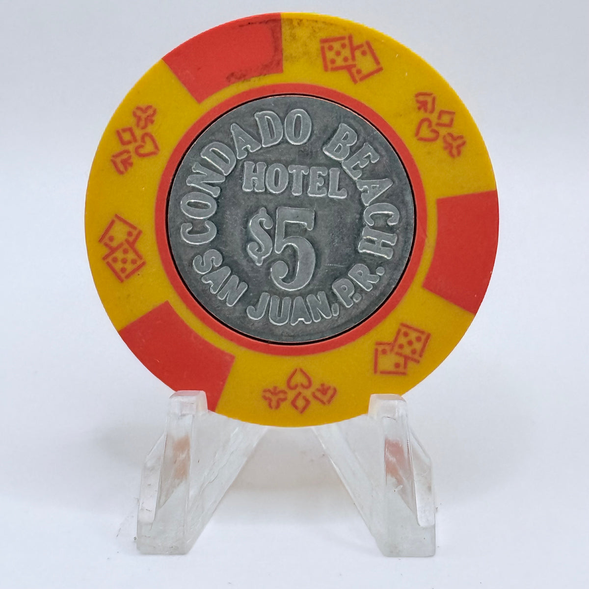 Condado Beach San Juan Puerto Rico Series 5 $5 Casino Chip