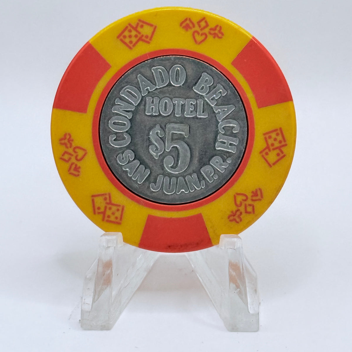 Condado Beach San Juan Puerto Rico Series 5 $5 Casino Chip