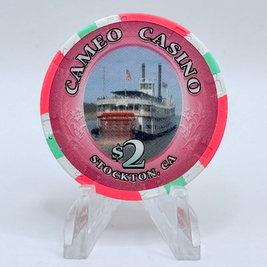 Cameo Club Casino Stockton California $2 Casino Chip