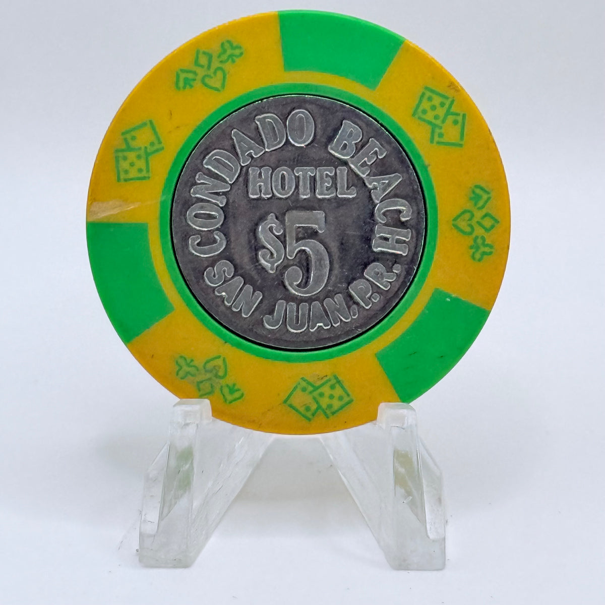 Condado Beach San Juan Puerto Rico Series 5 $5 Casino Chip