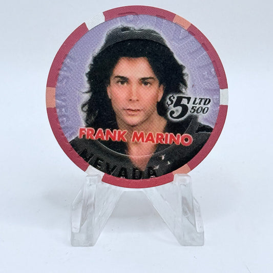 Riviera Las Vegas Nevada 2003 'Frank Marino - La Cage Star' LE $5 Casino Chip E2381