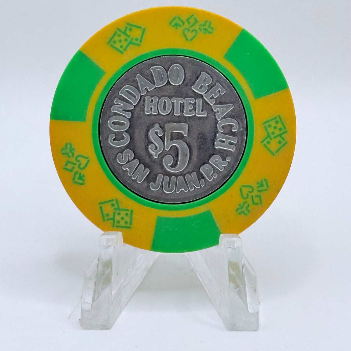 Condado Beach San Juan Puerto Rico Series 5 $5 Casino Chip