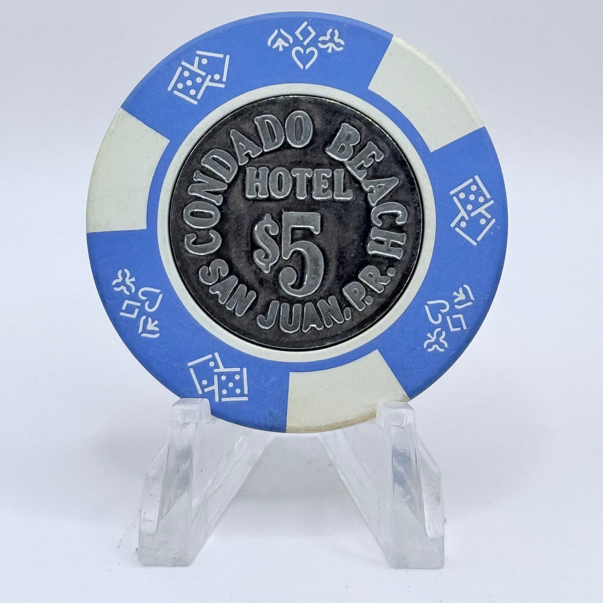 Condado Beach San Juan Puerto Rico Series 5 $5 Casino Chip
