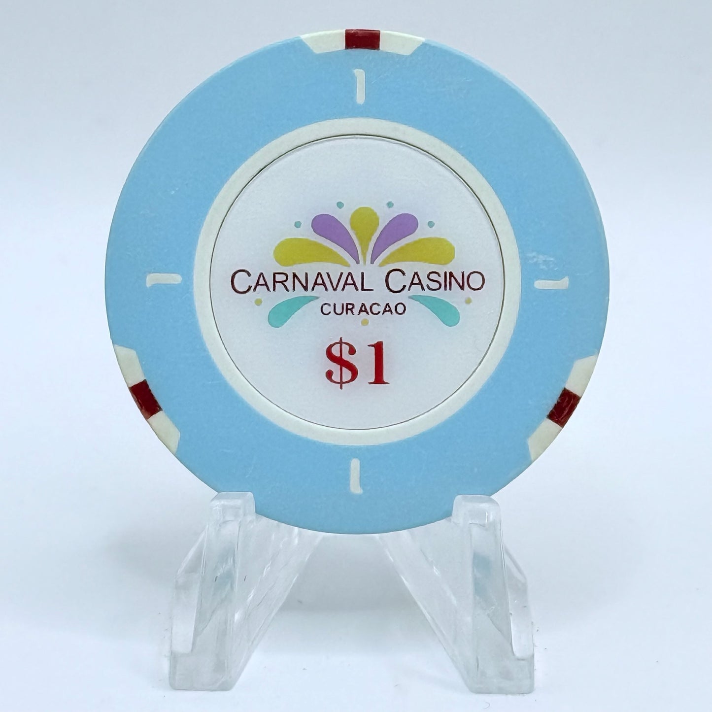 Carnaval Casino (Renaissance Resort) Willemstad Curacao $1 Casino Chip