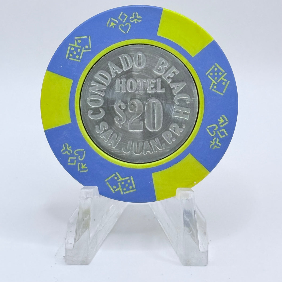 Condado Beach San Juan Puerto Rico Series 5 $20 Casino Chip