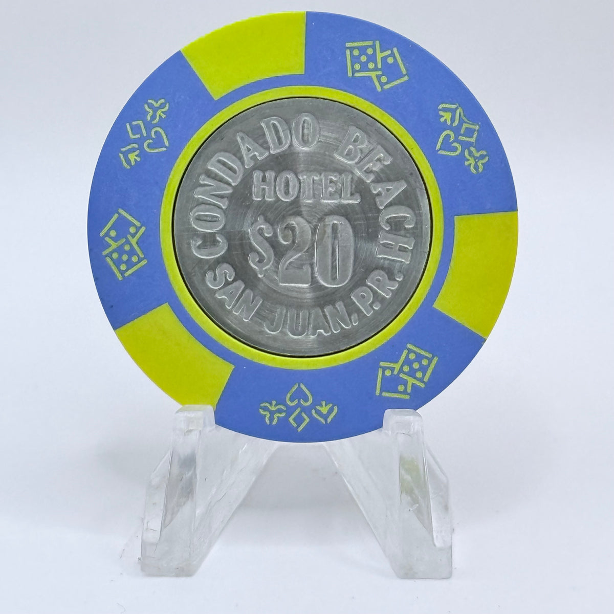 Condado Beach San Juan Puerto Rico Series 5 $20 Casino Chip