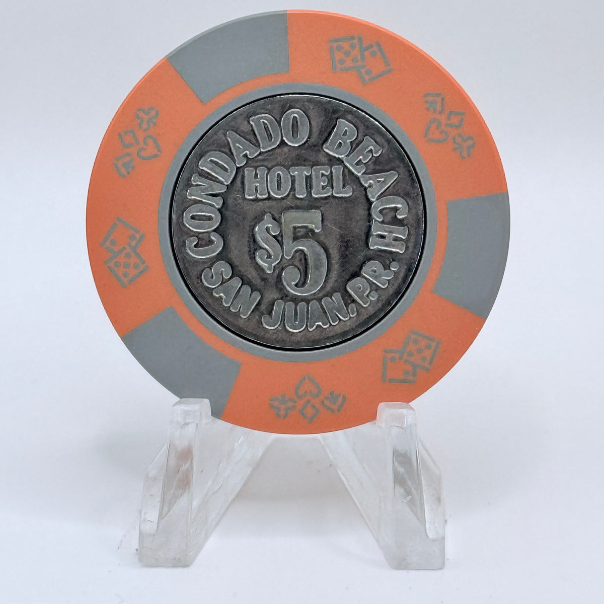 Condado Beach San Juan Puerto Rico Series 5 $5 Casino Chip