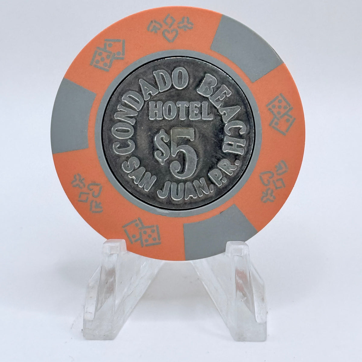 Condado Beach San Juan Puerto Rico Series 5 $5 Casino Chip