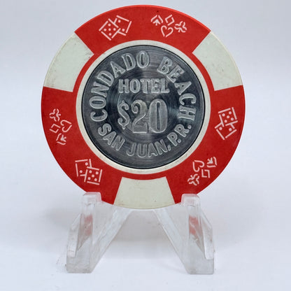 Condado Beach San Juan Puerto Rico Series 5 $20 Casino Chip