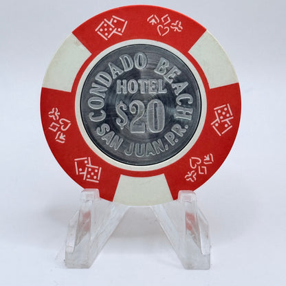 Condado Beach San Juan Puerto Rico Series 5 $20 Casino Chip