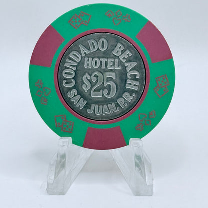 Condado Beach San Juan Puerto Rico Series 5 $25 Casino Chip