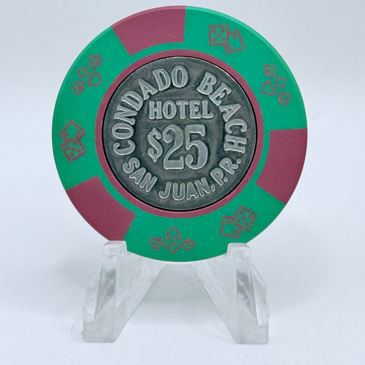 Condado Beach San Juan Puerto Rico Series 5 $25 Casino Chip