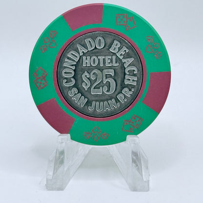 Condado Beach San Juan Puerto Rico Series 5 $25 Casino Chip