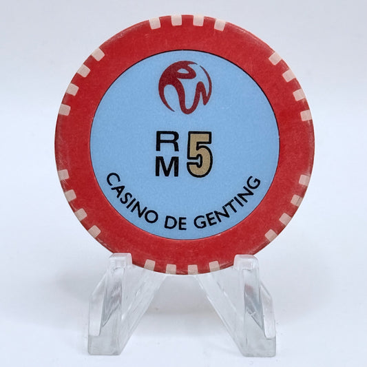 Resorts World Genting Genting Highlands Malaysia RM5 Casino Chip