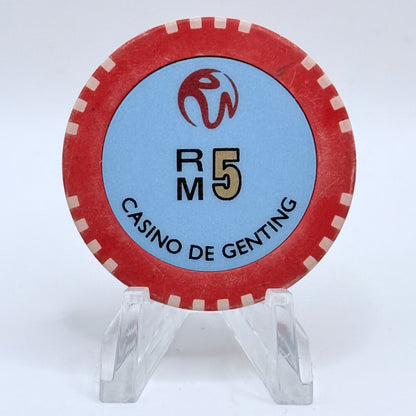 Resorts World Genting Genting Highlands Malaysia RM5 Casino Chip