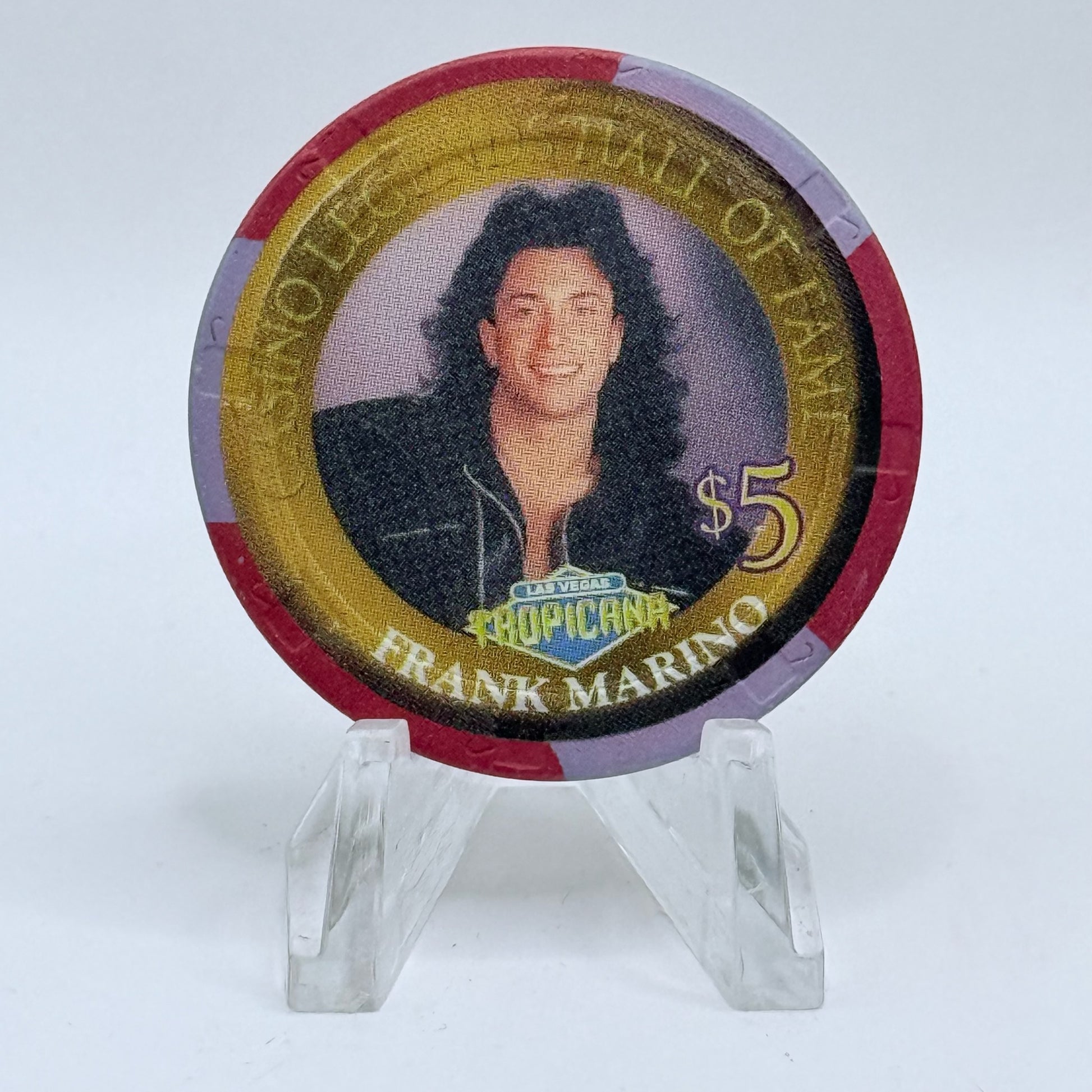 Tropicana Las Vegas Nevada 2000 'Frank Marino' Series 19 LE $5 Casino Chip V5844